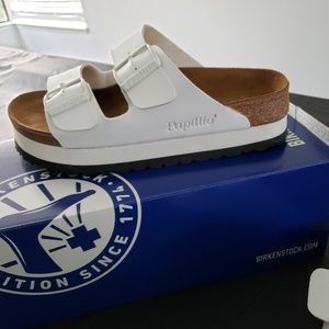 Birkenstock Arizona Papillio platform size 37